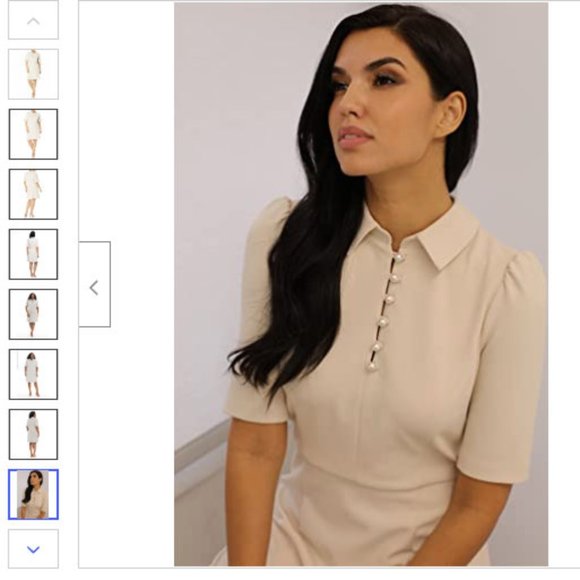 London Times Camilla Pearl Dress, Ecru, size 6 - Picture 1 of 3